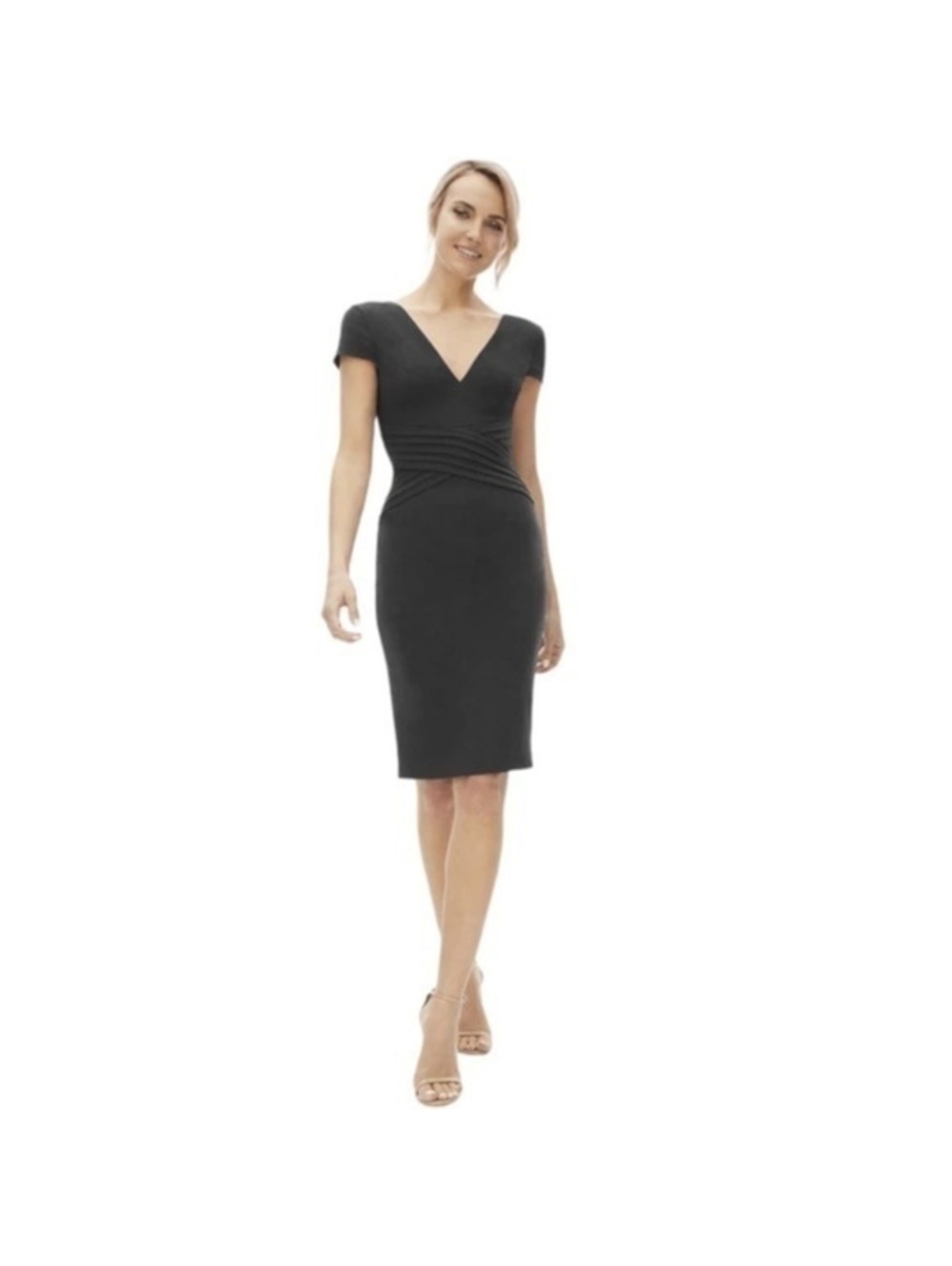 Small NWOT Dress The Population Black Dolores Dress - Picture 4 of 12